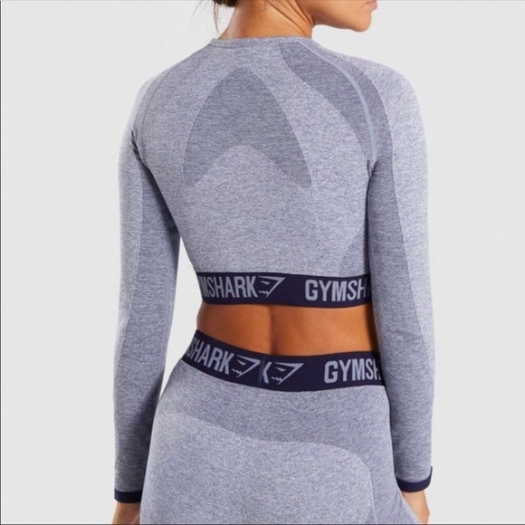 Gymshark Other - GYMSHARK Flex Long Sleeve Crop Top